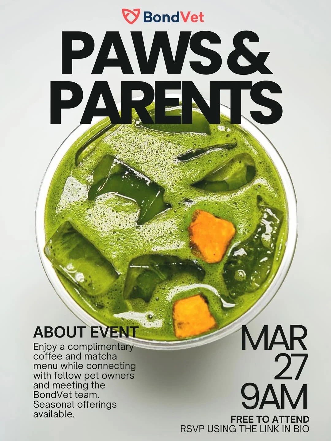 BOND VET PAWS &amp; PARENTS COFFEE BREAK, DC