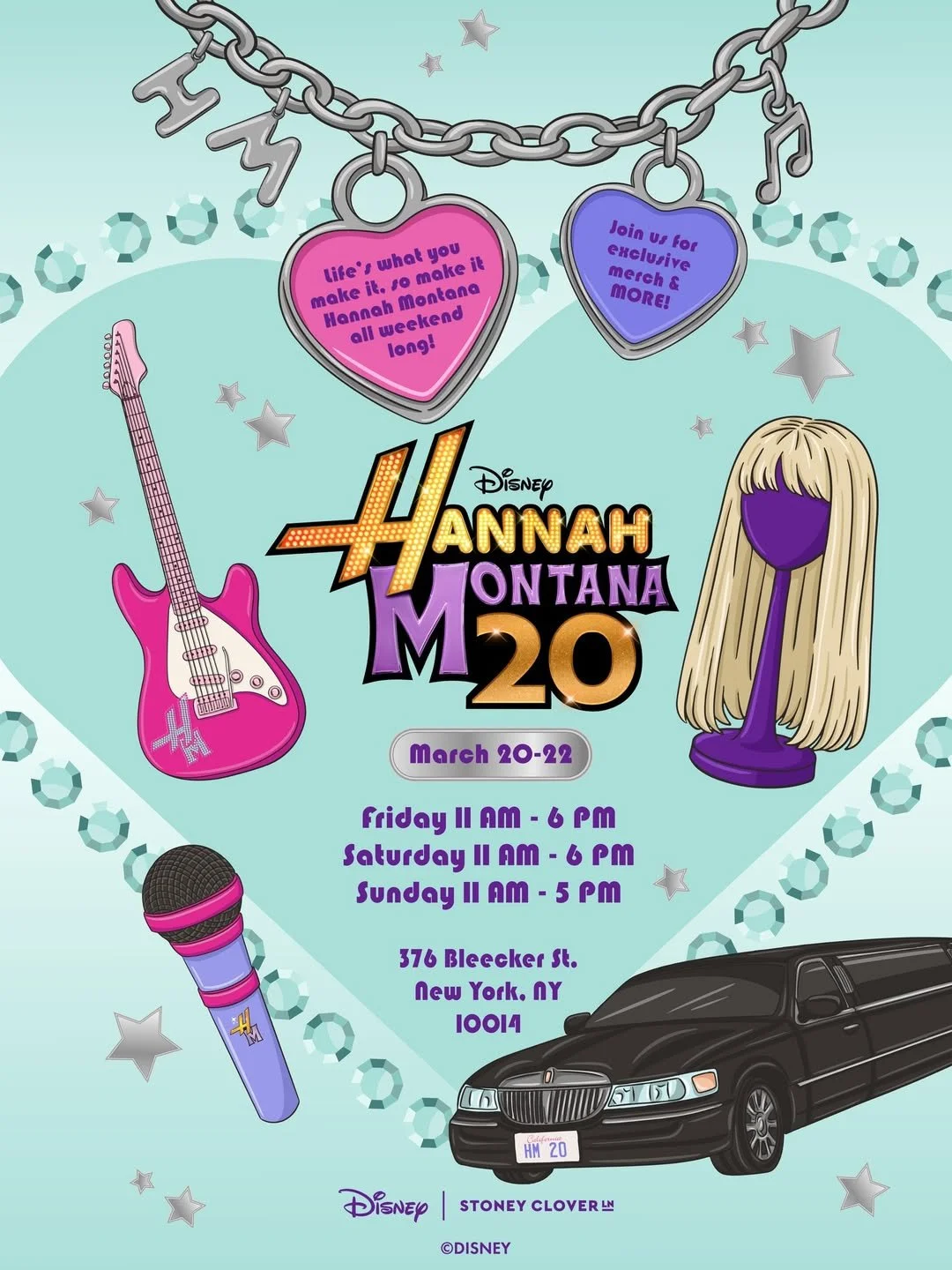 HANNAH MONTANA CELEBRATION AT STONEY CLOVER, NYC