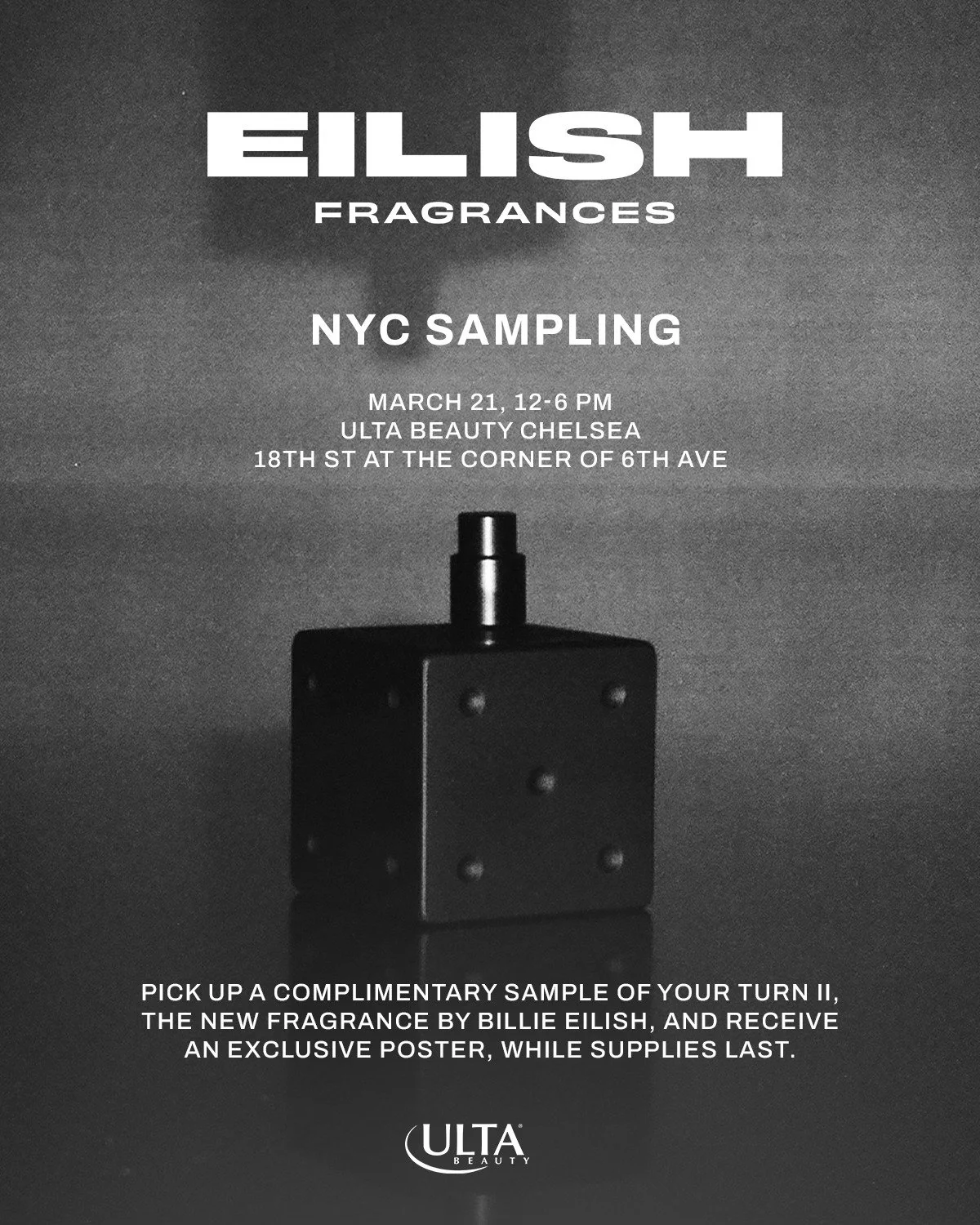 EILISH FRAGRANCES X ULTA BEAUTY SAMPLING POP-UP, NYC