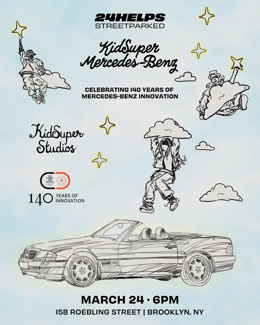 KID SUPER X MERCEDES-BENZ: 140 YEARS OF INNOVATION, NYC