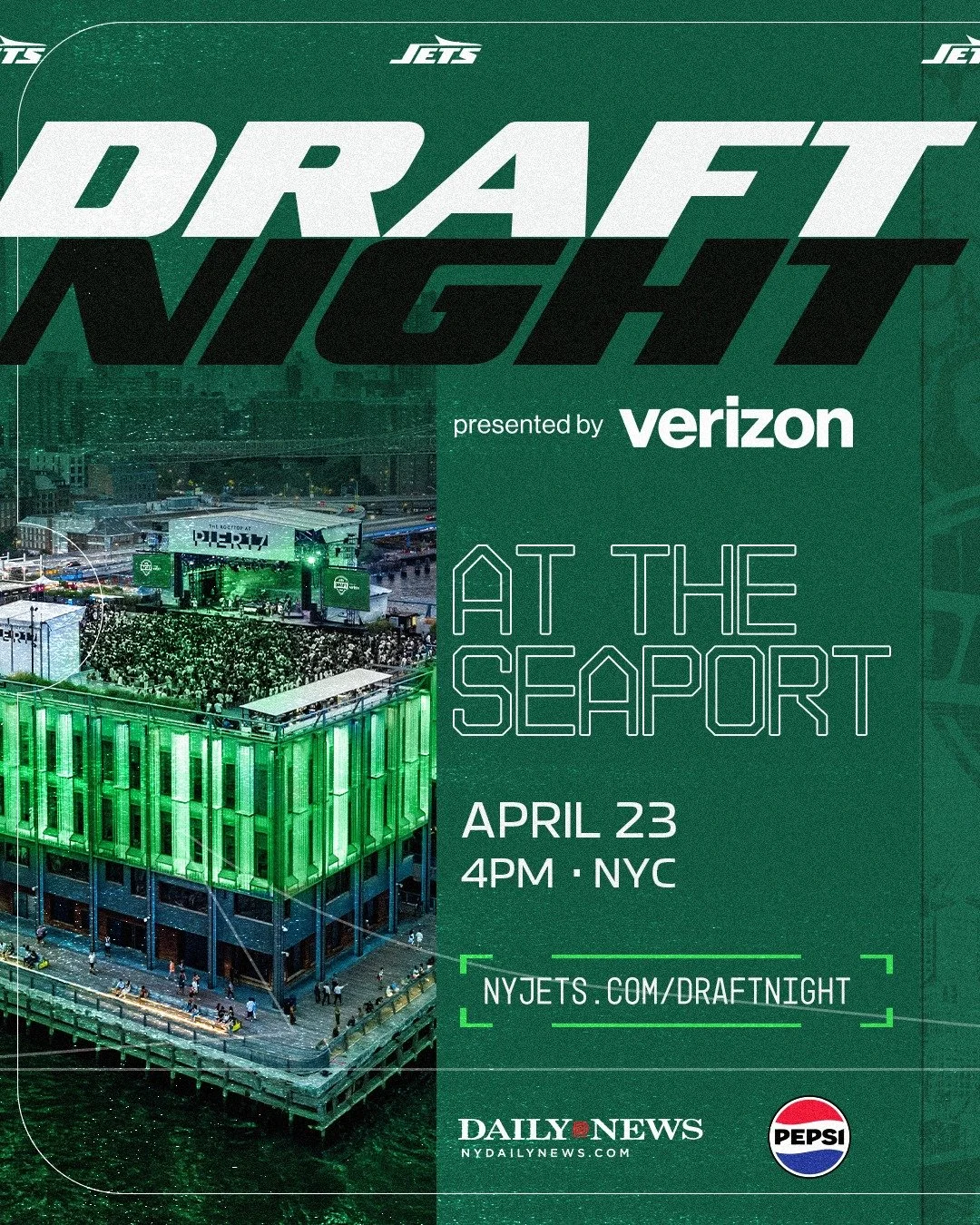 2026 NY JETS DRAFT NIGHT AND FAN FEST PRESENTED BY VERIZON, NYC