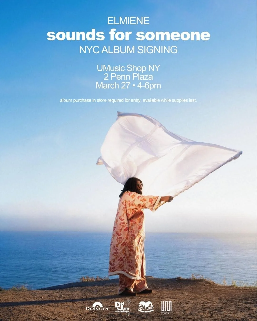 ELMIENE ALBUM SIGNING AT UMUSIC SHOP NY, NYC