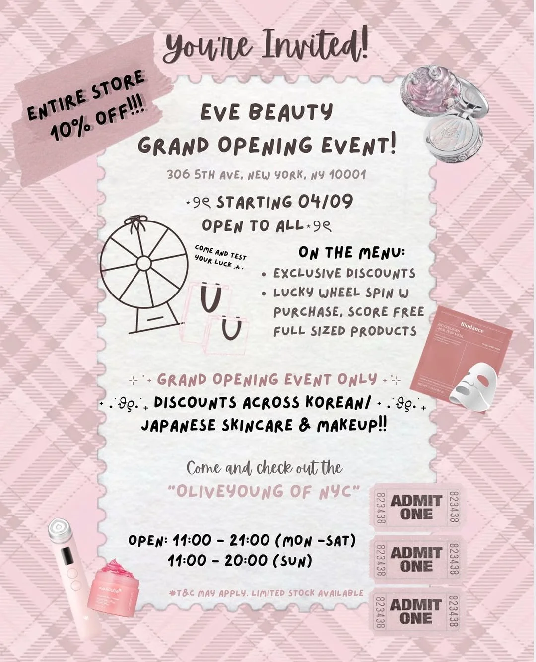 EVE BEAUTY GRAND OPENING EVENT, NYC