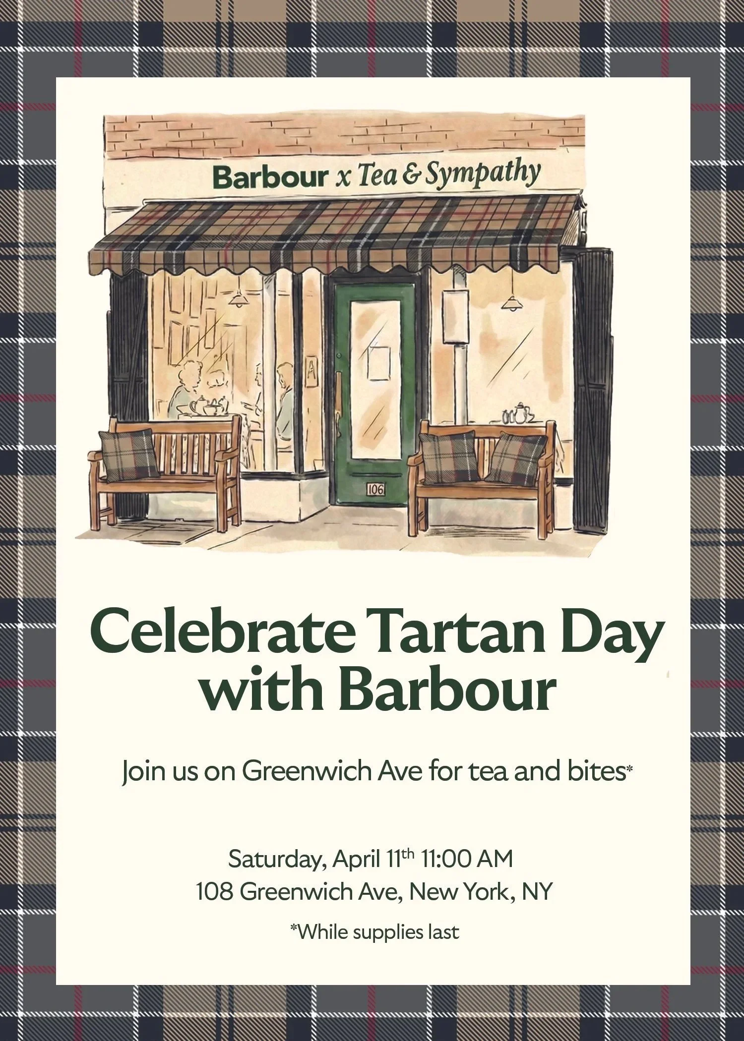 BARBOUR TARTAN DAY CELEBRATION, NYC