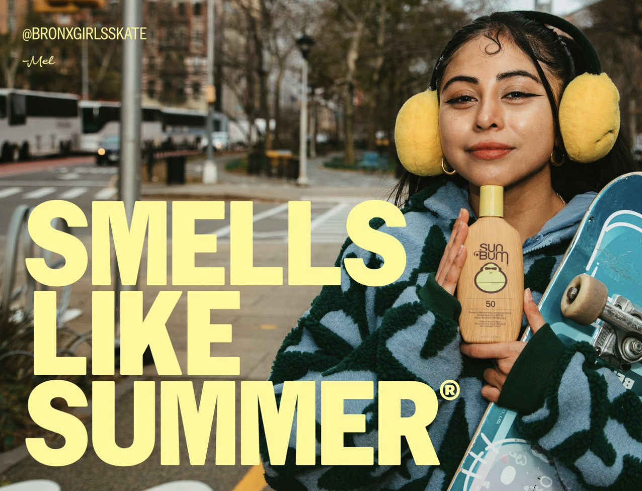 SUN BUM SMELLS LIKE SUMMER BILLBOARD, NYC