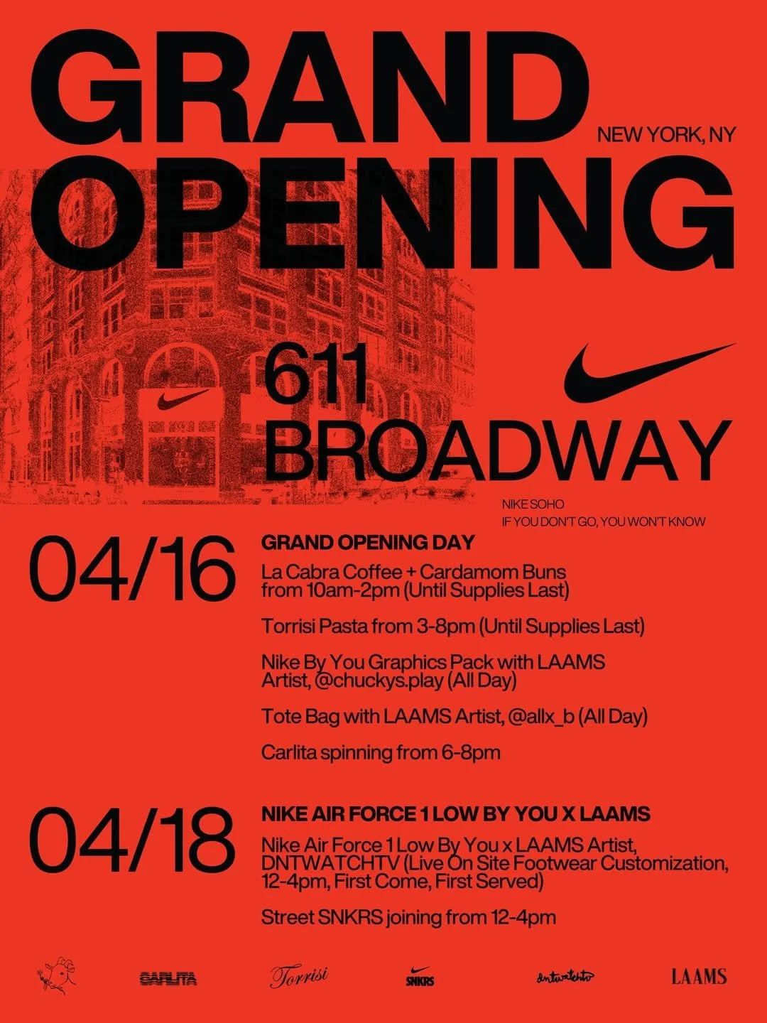 NIKE SOHO STORE GRAND OPENING, NYC