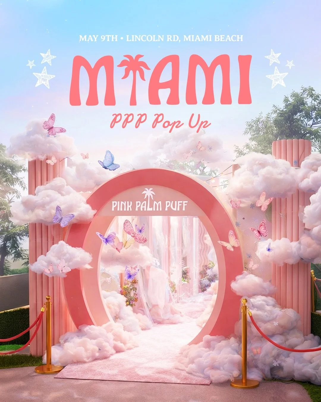 PINK PALM PUFF 'PPP CLOUD CLUB', MIAMI