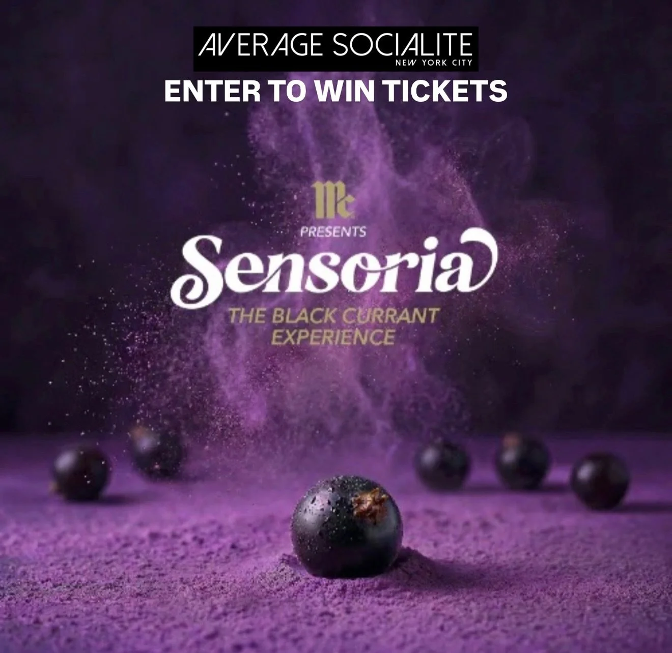 🚨GIVEAWAY🚨On Friday, April 24, McCormick is hosting Sensoria: The Black Currant Experience, a multisensory event inspired by the 2026 Flavor of The Year: Black Currant, at SHiFT Midtown! We&rsquo;ve partnered with @mccormickspice to gift a free pai