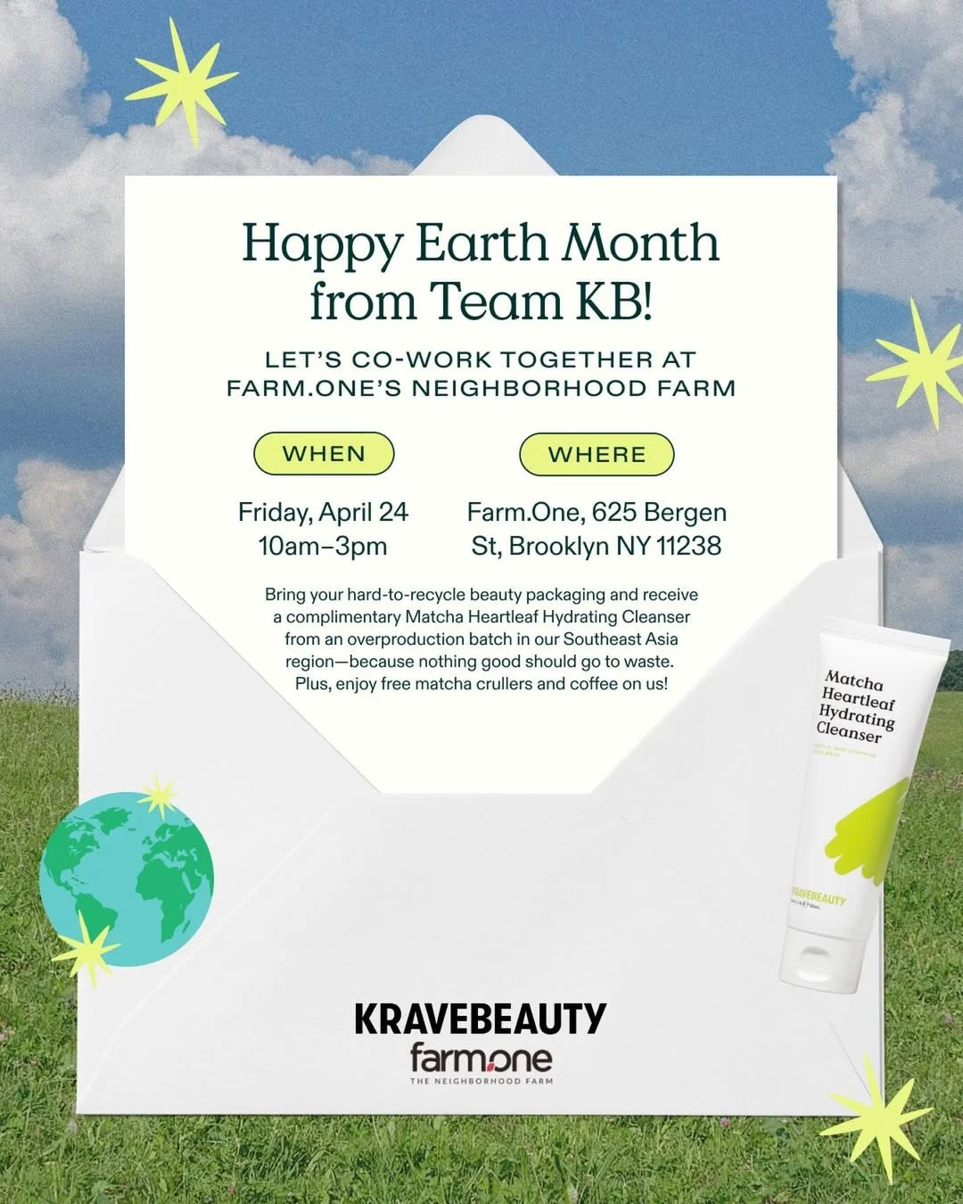 KRAVE BEAUTY FARM.ONE CO-WORK EVENT, NYC