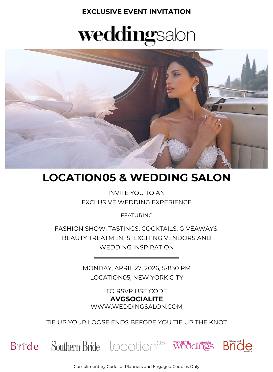 WEDDING SHOWCASE OF THE YEAR, NYC