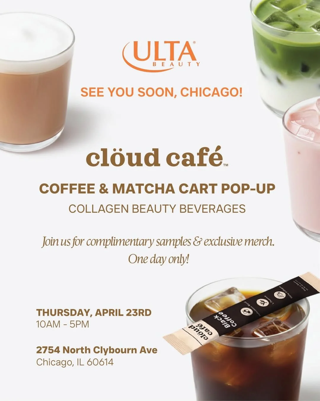 CLÖUD CAFÉ X ULTA BEAUTY POP-UP, CHICAGO