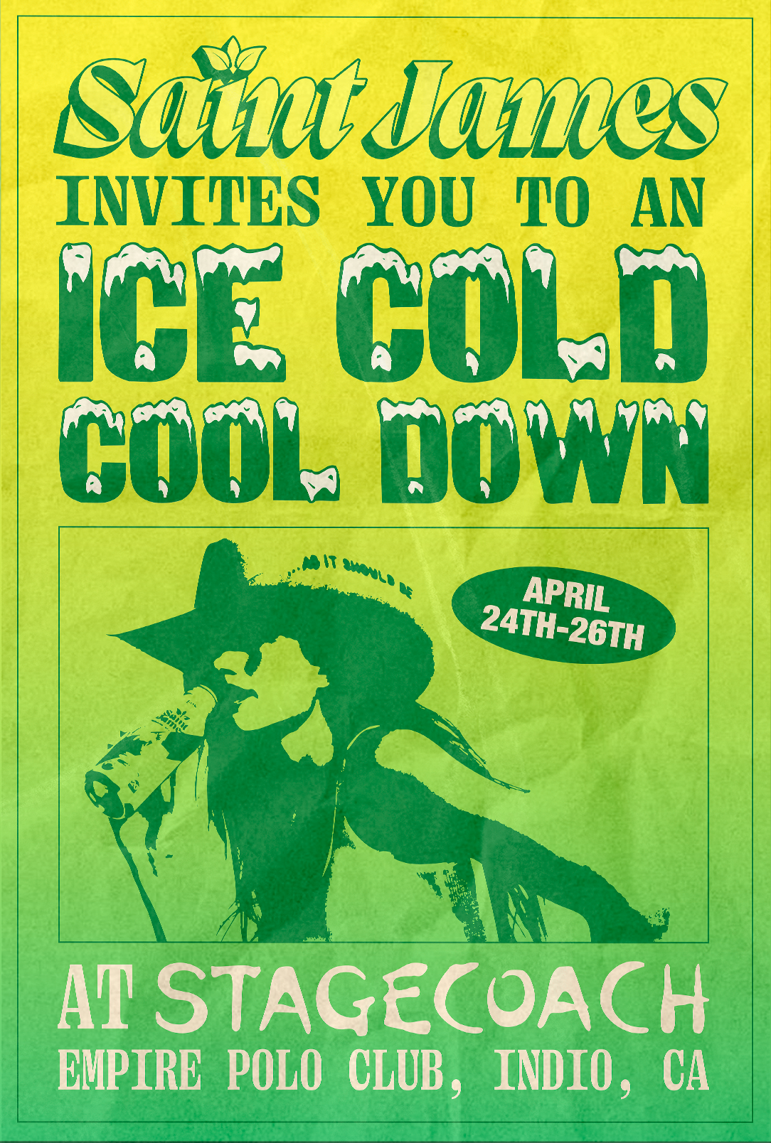 THE SAINT JAMES STAGECOACH COOLER, INDIO