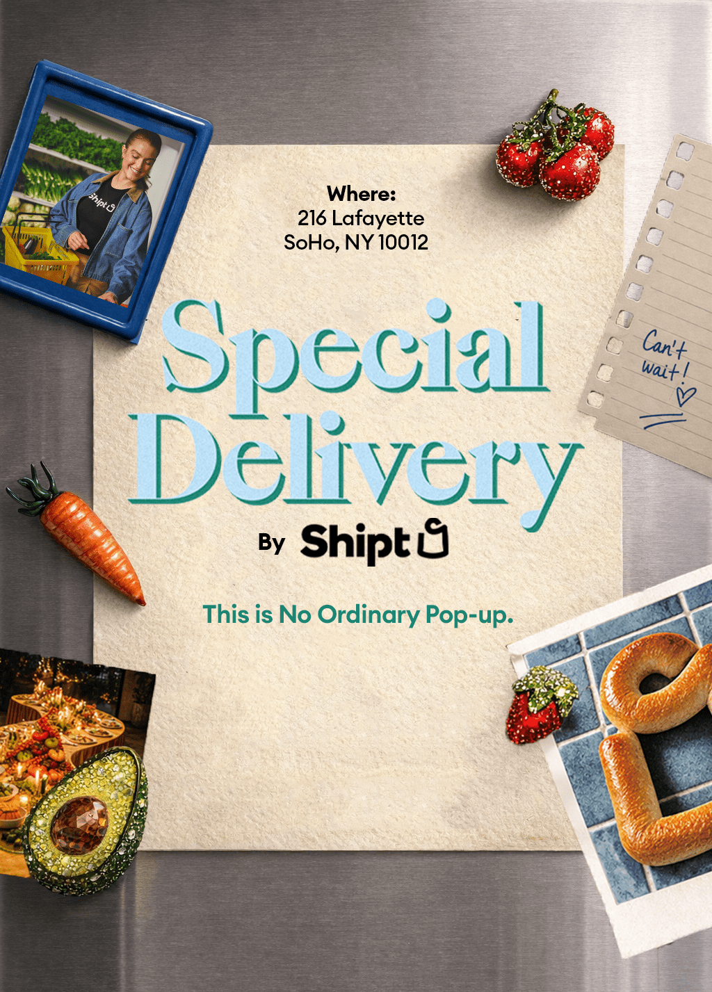 SHIPT 'SPECIAL DELIVERY' POP-UP, NYC