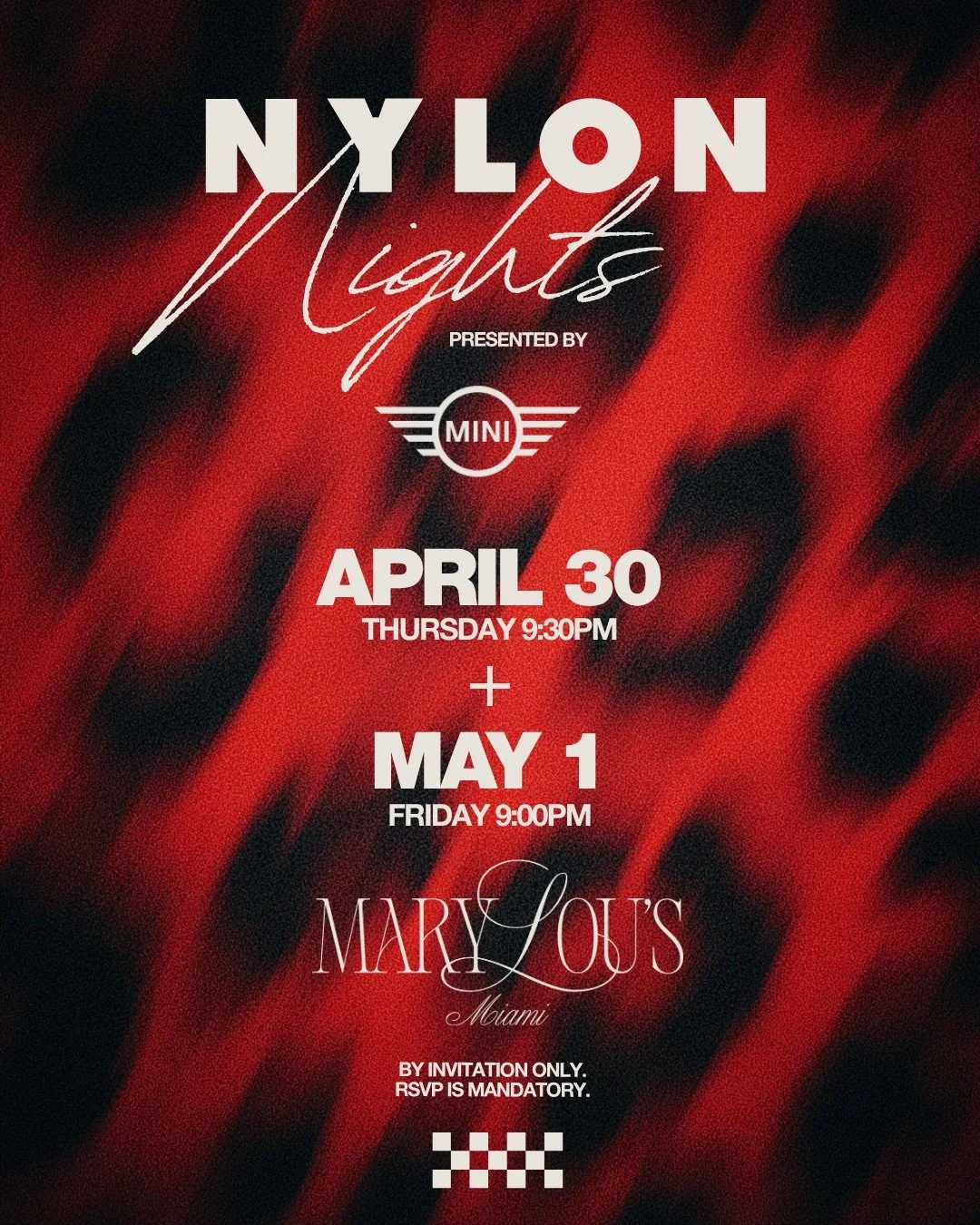 NYLON NIGHTS RESIDENCY AT MARY LOU'S, MIAMI