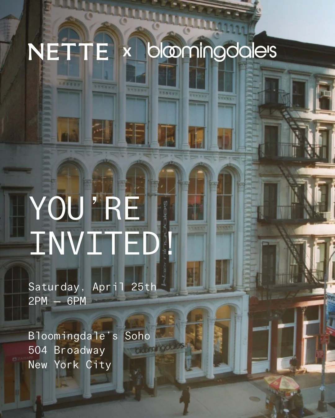 NETTE X BLOOMINGDALES, NYC