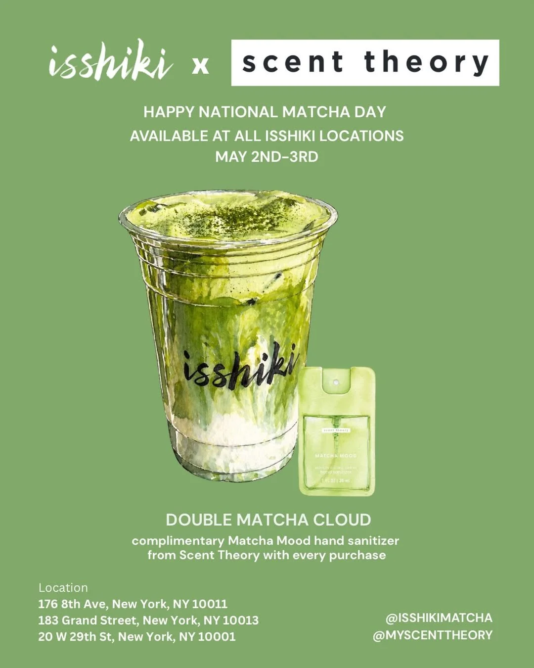 ISSHIKI X SCENT THEORY, NYC