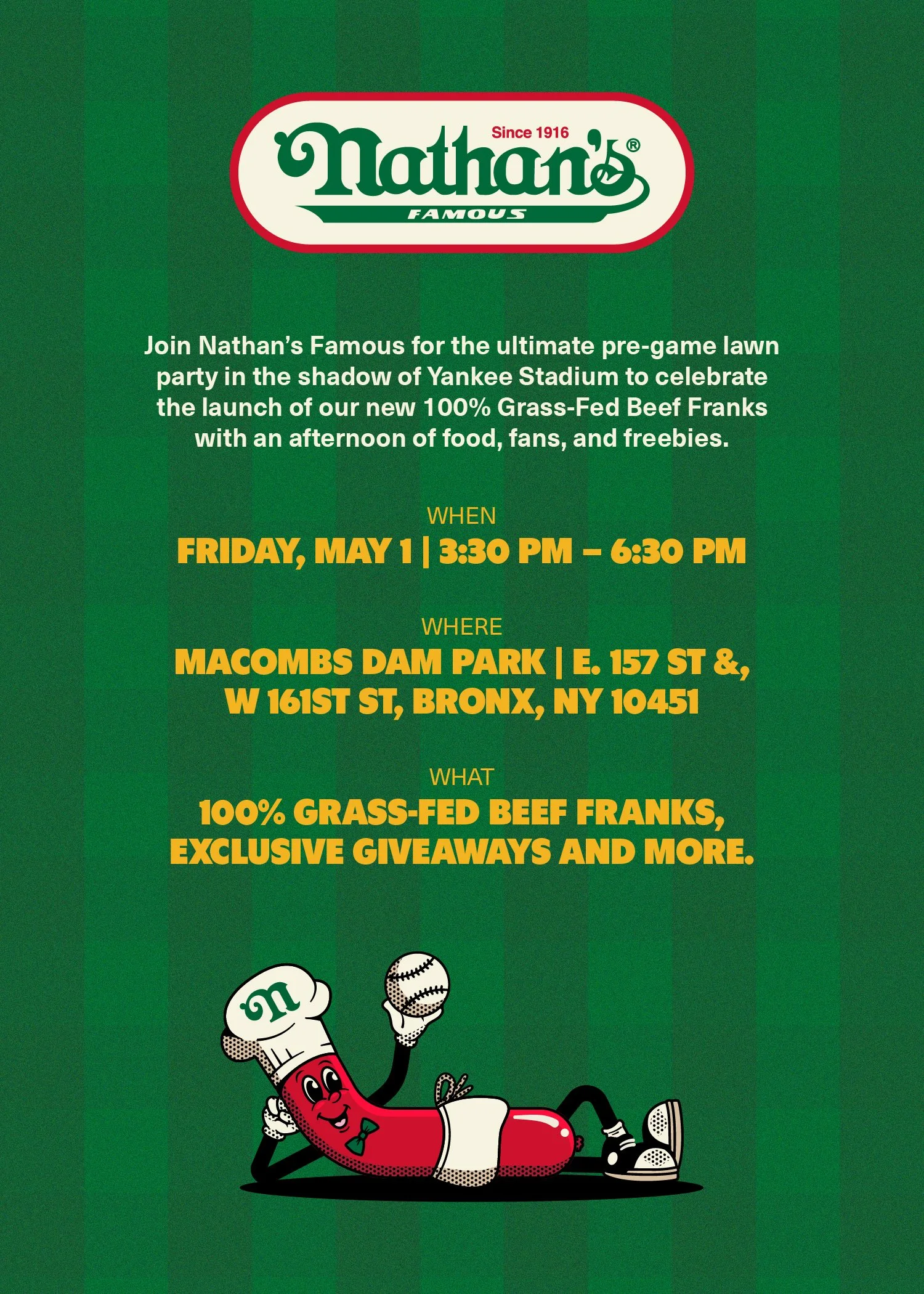 NATHAN'S FAMOUS AT YANKEE STADIUM, NYC