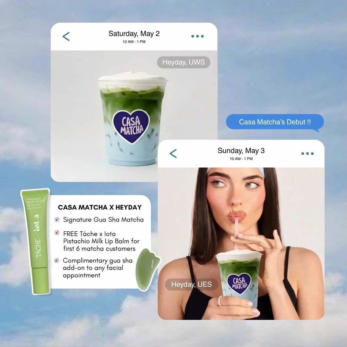 CASA MATCHA X HEYDAY POP-UP, NYC