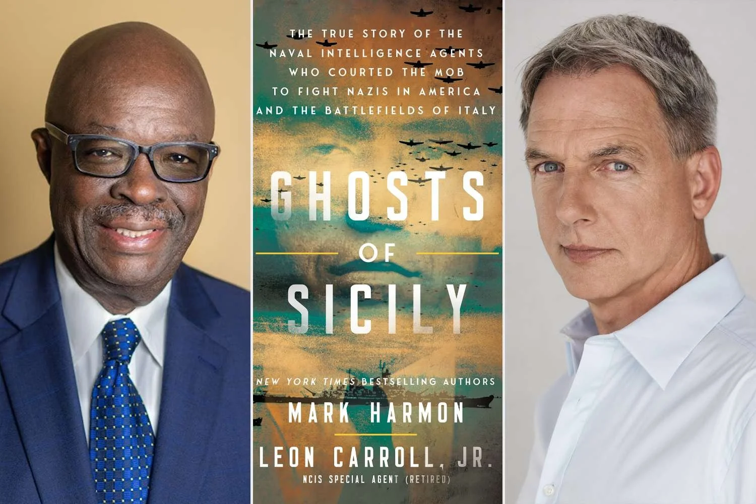 MARK HARMON AND LEON CARROLL, JR SIGN GHOSTS OF SICILY, LA