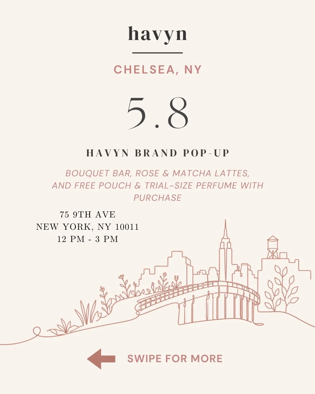 HAVYN ON TOUR: MOTHER'S DAY POP UP, NYC