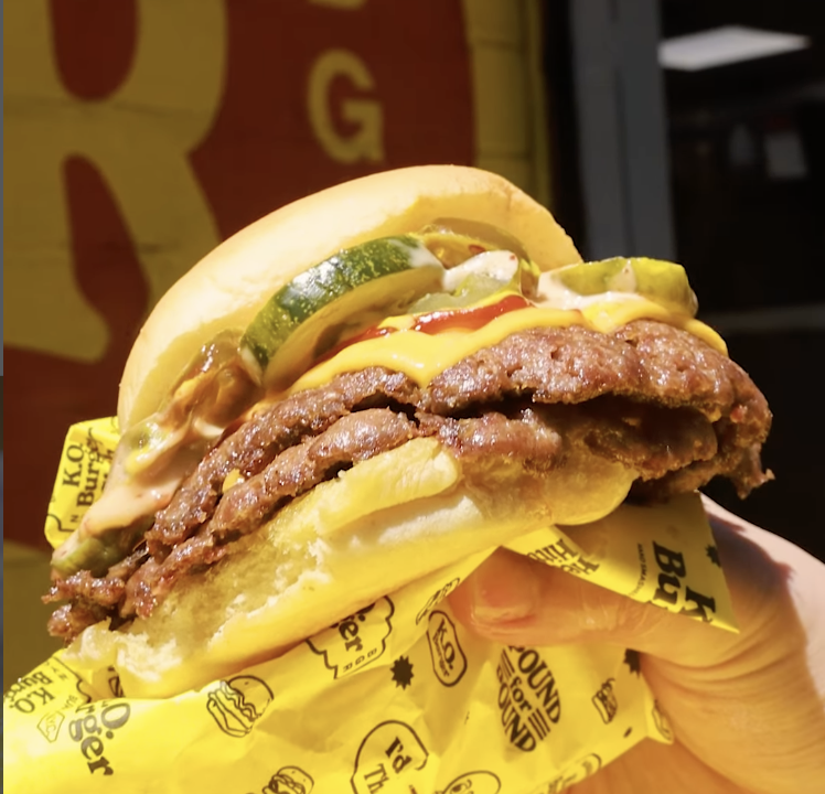 K.O. BURGER X 375 CHICKEN COLLAB, NYC