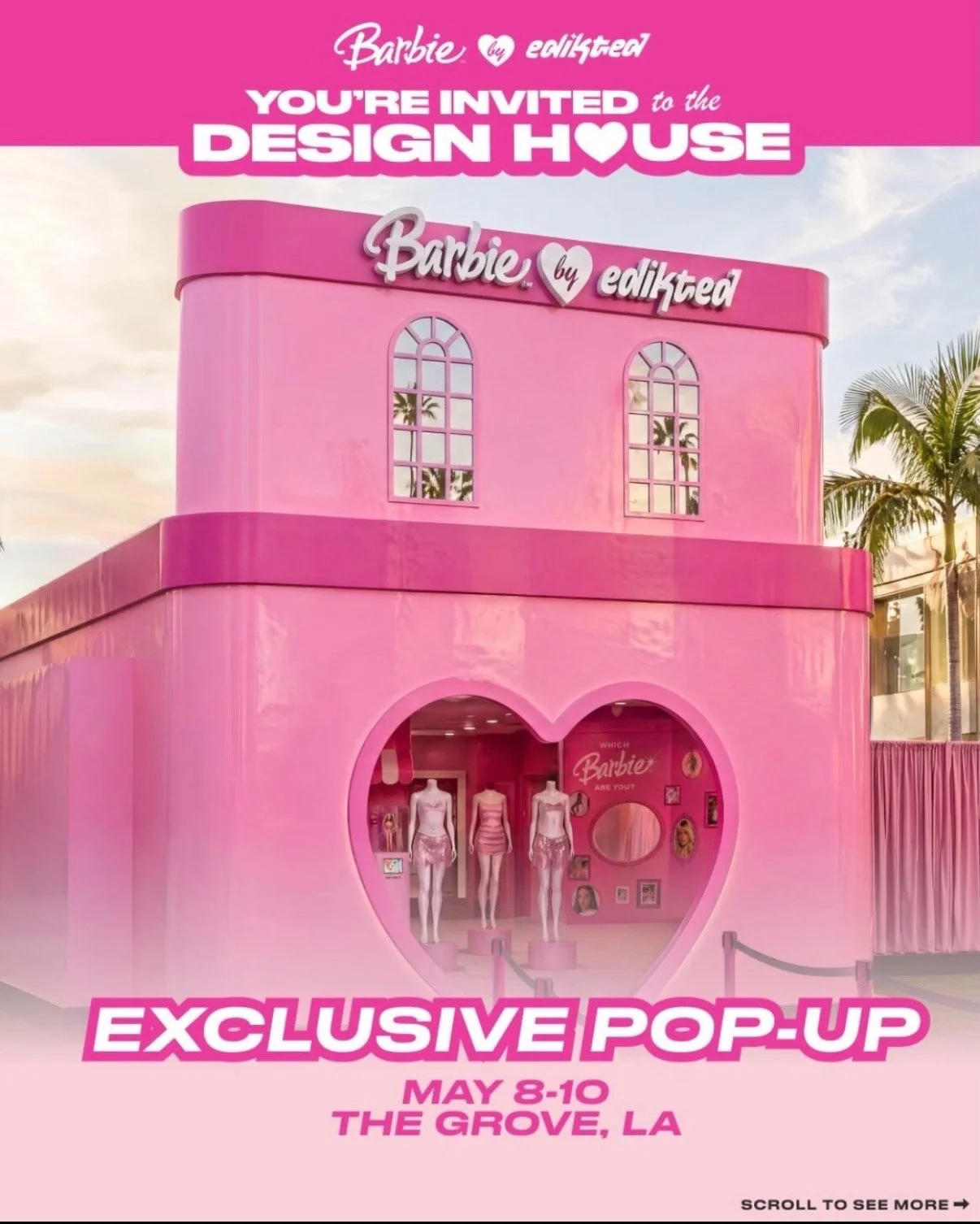 EDIKTED X BARBIE POP-UP, LA