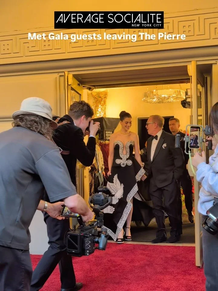Guests leaving The Pierre to head to the Met Gala 2026! #metgala #nyc #met #thepierrehotel #newyorkcity