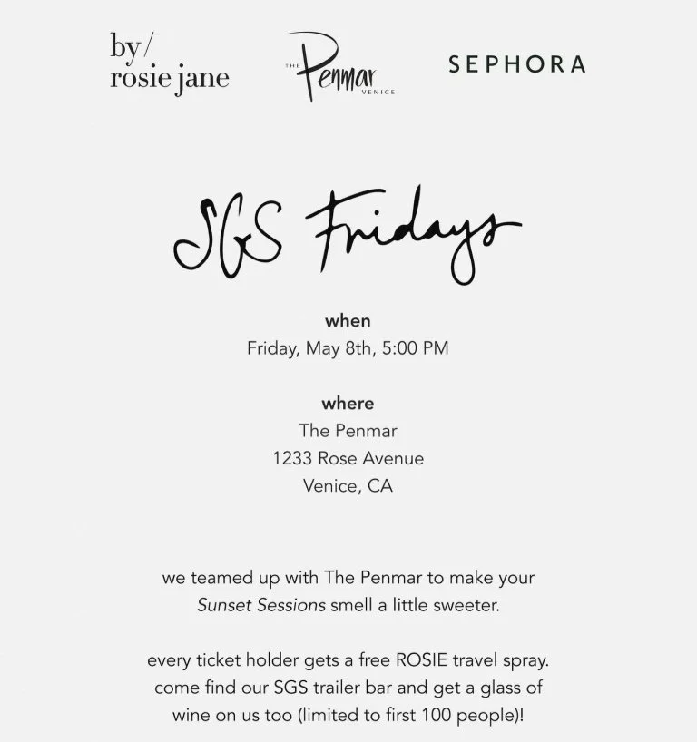 SMELL GOOD FRIDAY AT THE PENMAR, LA