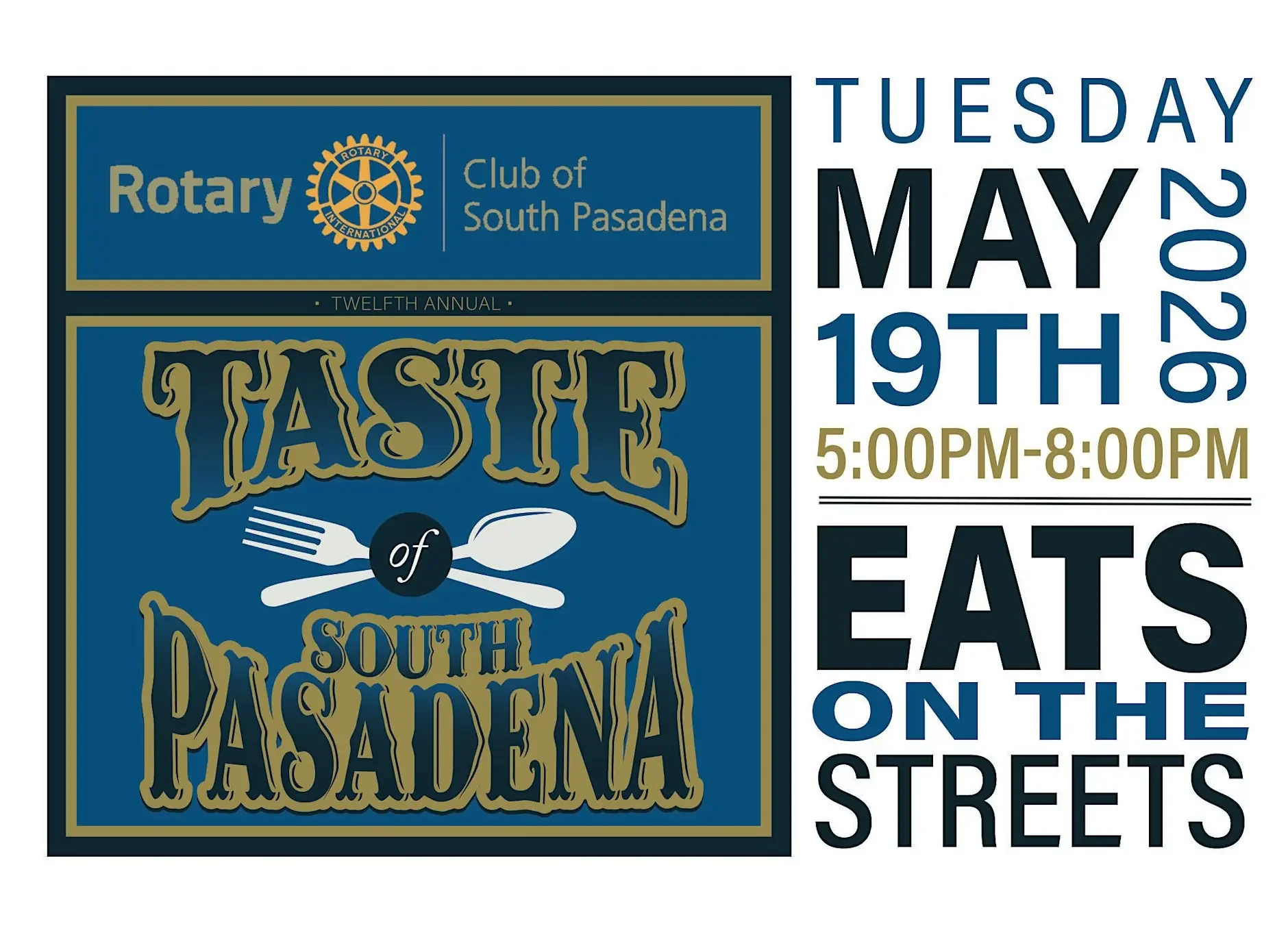 12th ANNUAL TASTE OF SOUTH PASADENA, LA