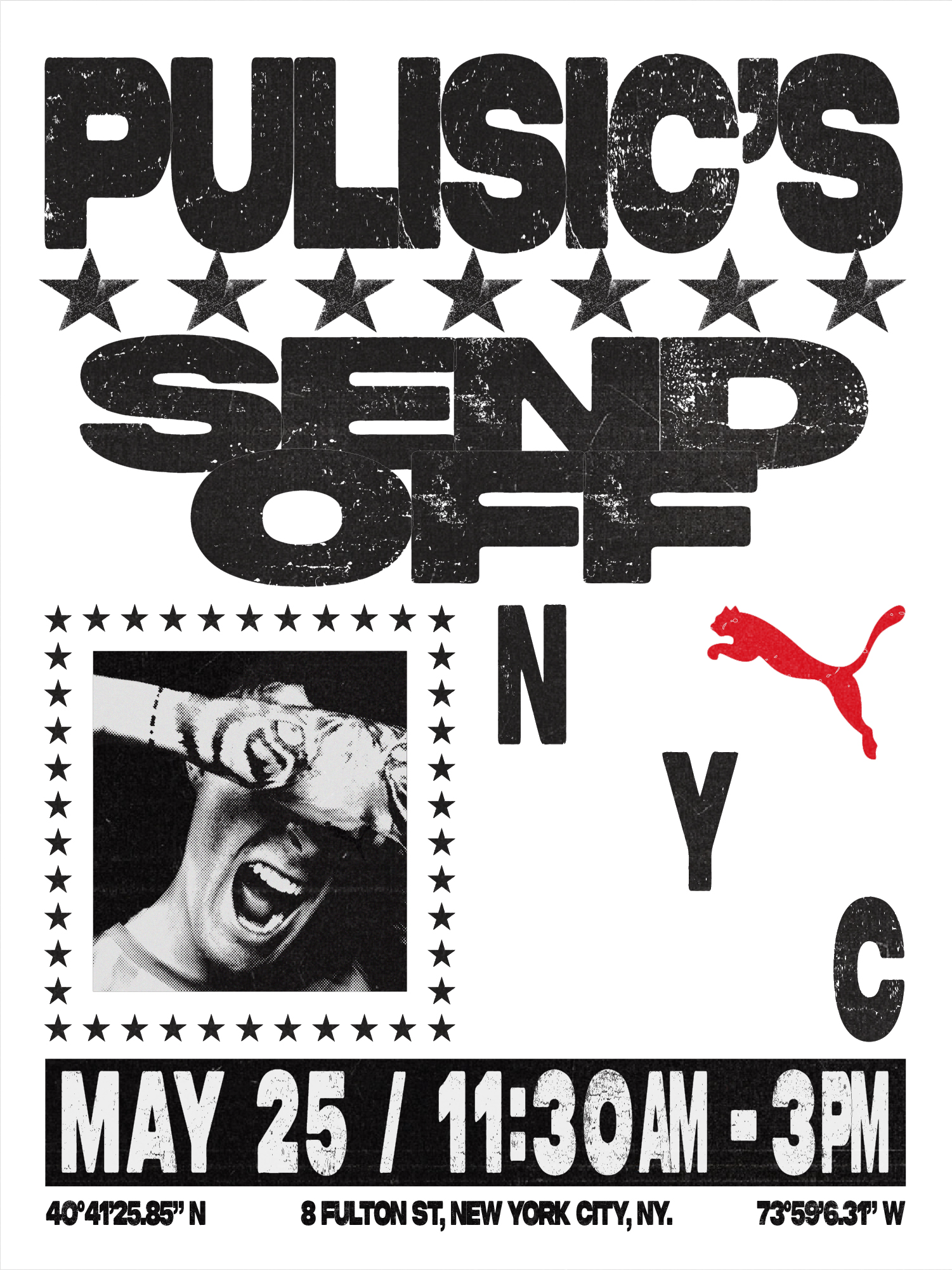 CHRISTIAN PULISIC NYC SEND-OFF WITH PUMA, NYC