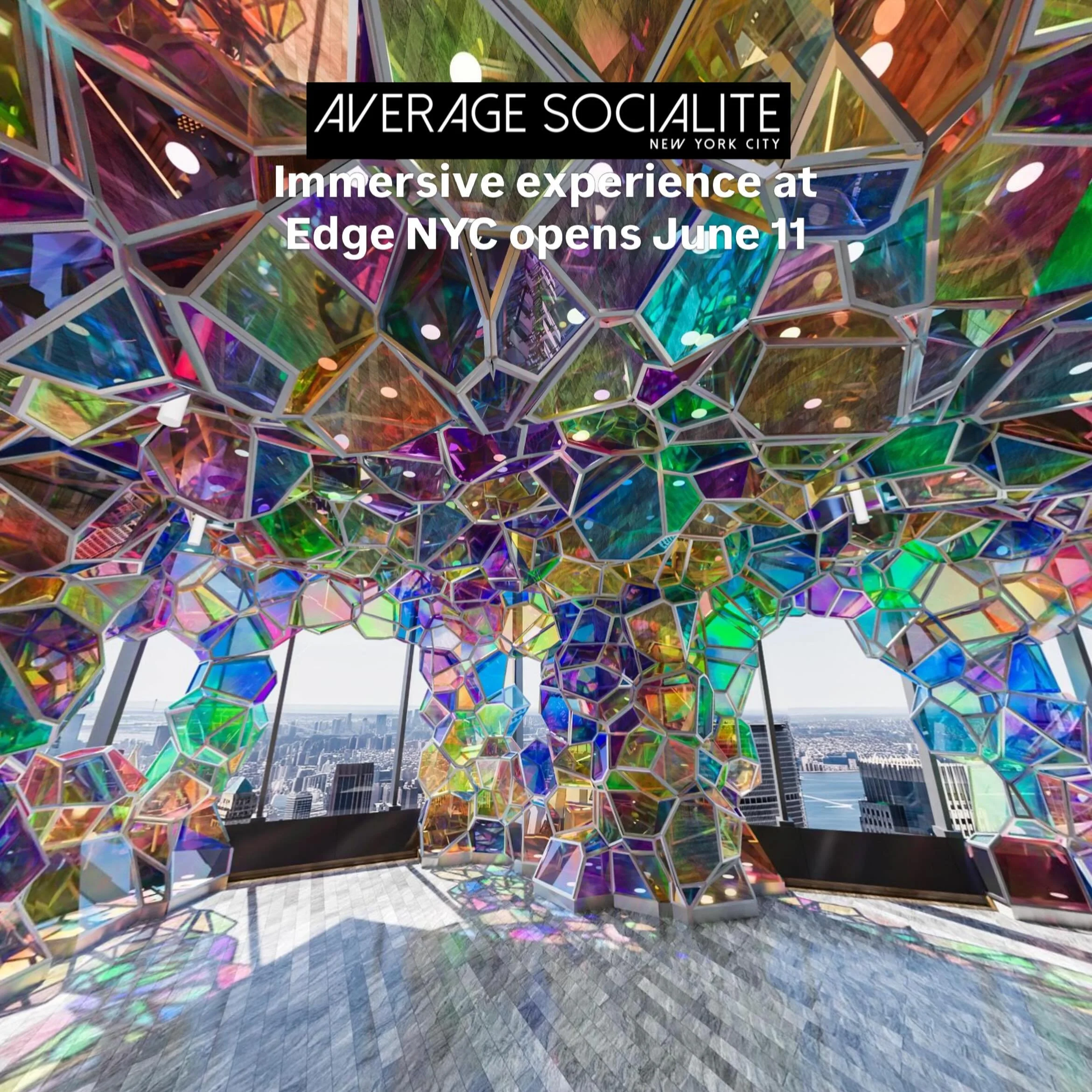 🌃 Edge NYC, the highest indoor/outdoor sky deck in the Western Hemisphere, located at Hudson Yards, will debut a new permanent indoor immersive experience on June 11, 2026. The new experience will include NYC&rsquo;s largest kaleidoscope, a dazzling