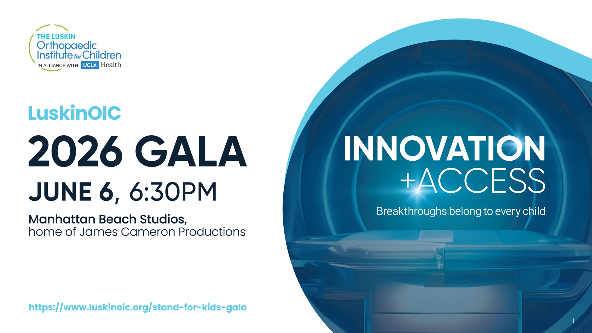 LUSKINOIC'S INNOVATION + ACCESS GALA, LA