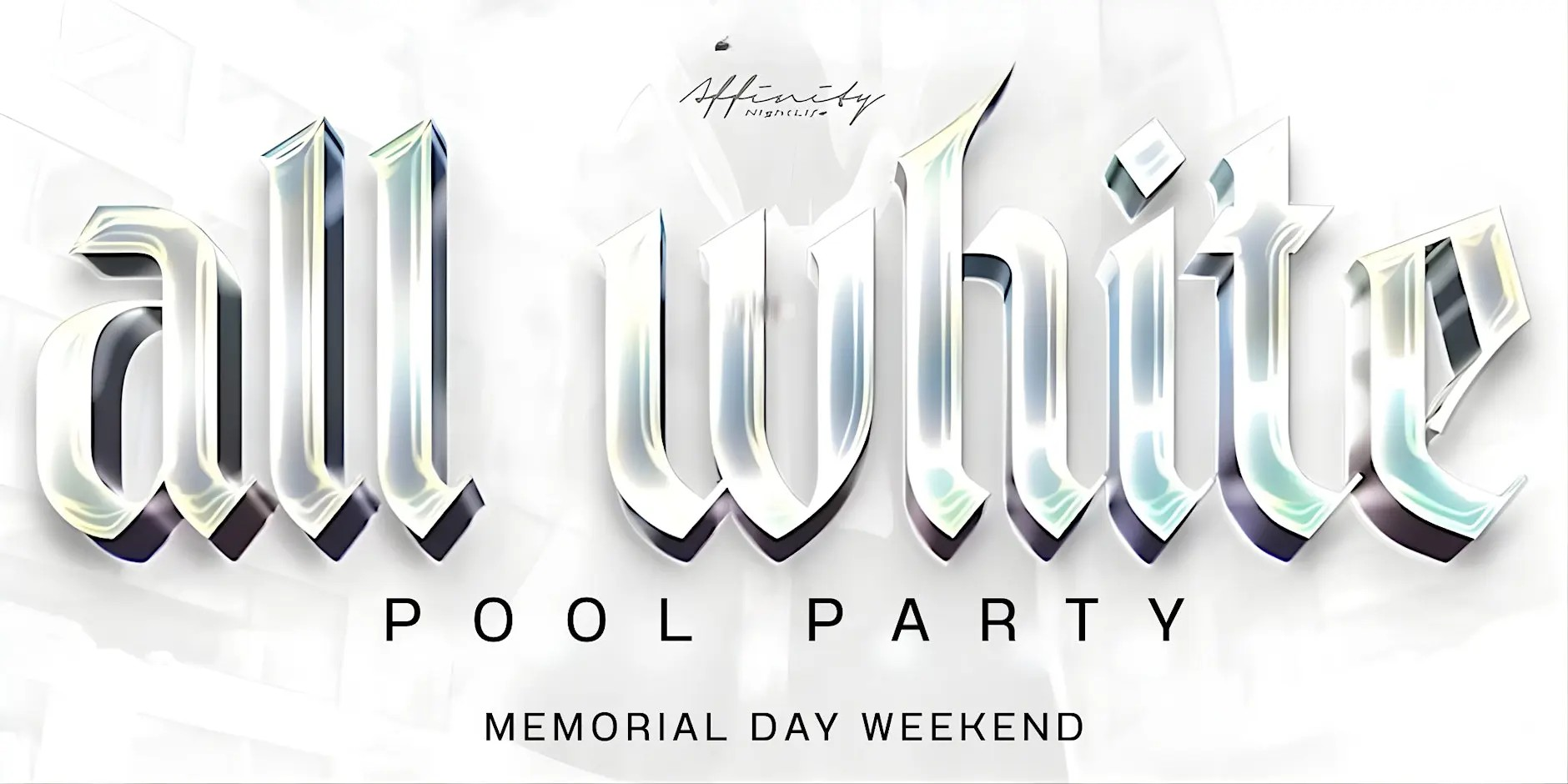ALL WHITE MEMORIAL DAY POOL PARTY, LA