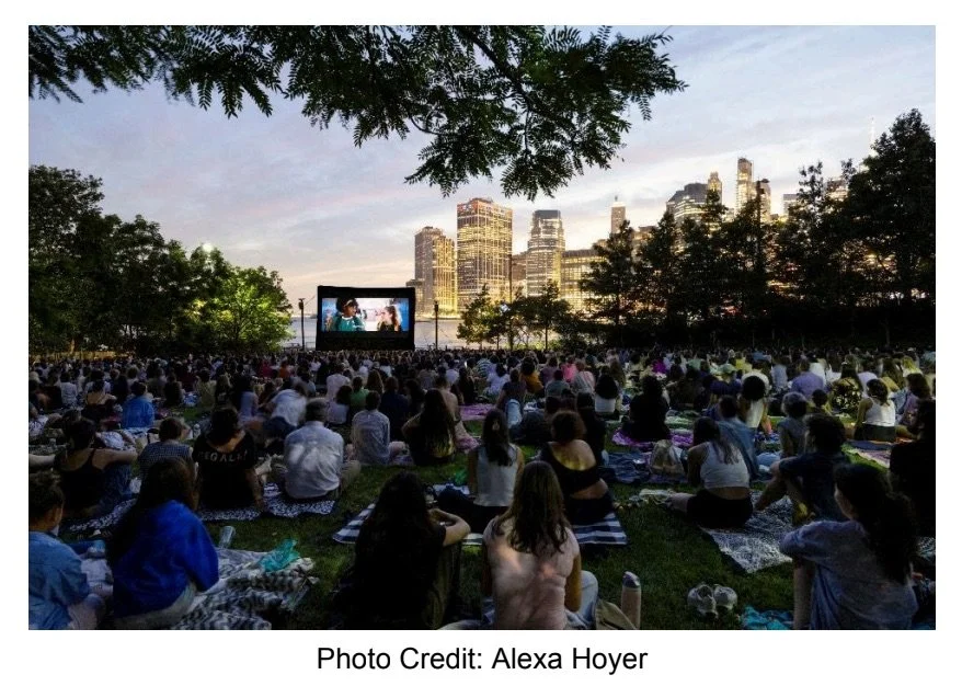 PERSOL PRESENTS MOVIES WITH A VIEW AT BROOKLYN BRIDGE PARK, NYC