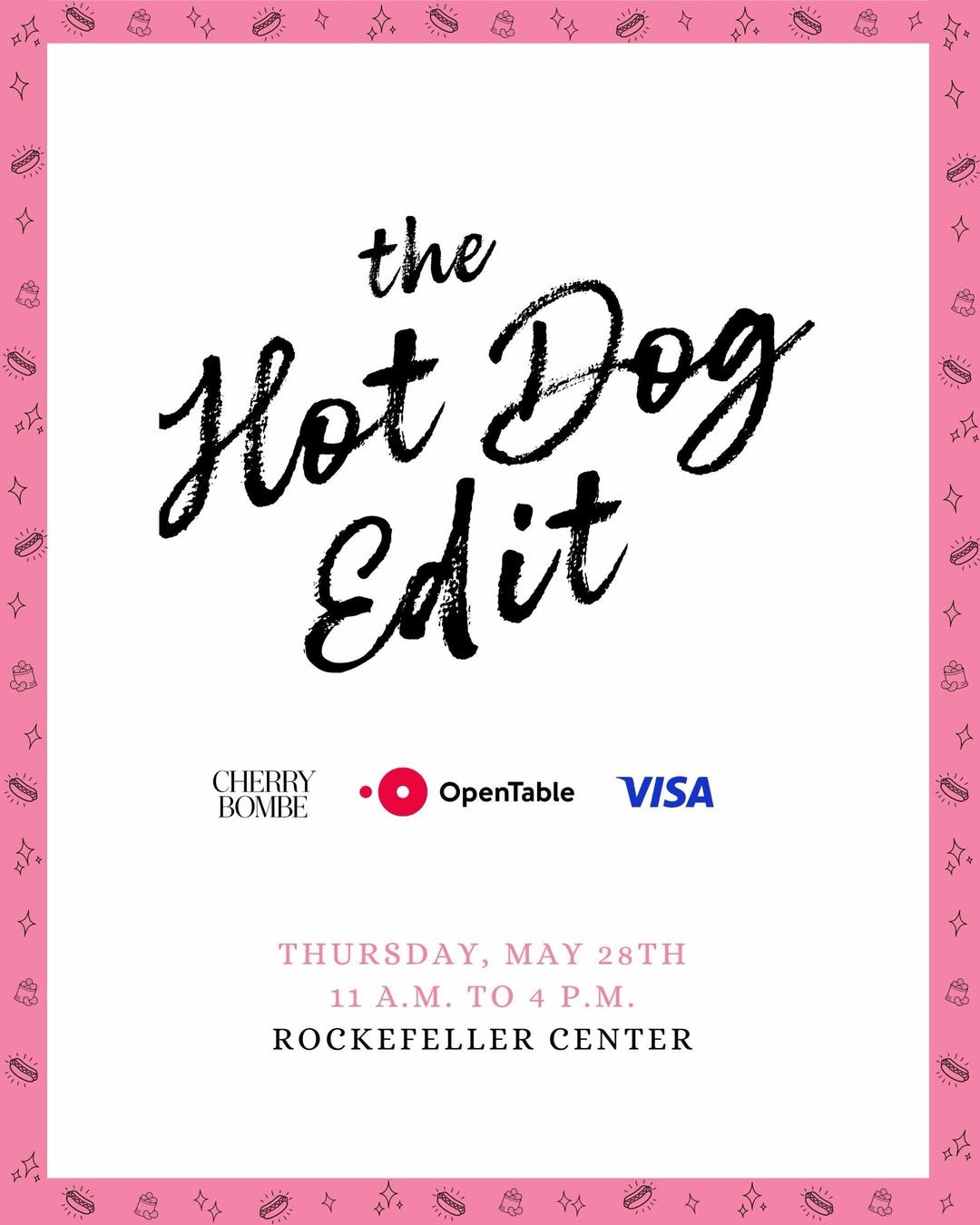 THE HOT DOG EDIT COMES TO ROCKEFELLER CENTER, NYC