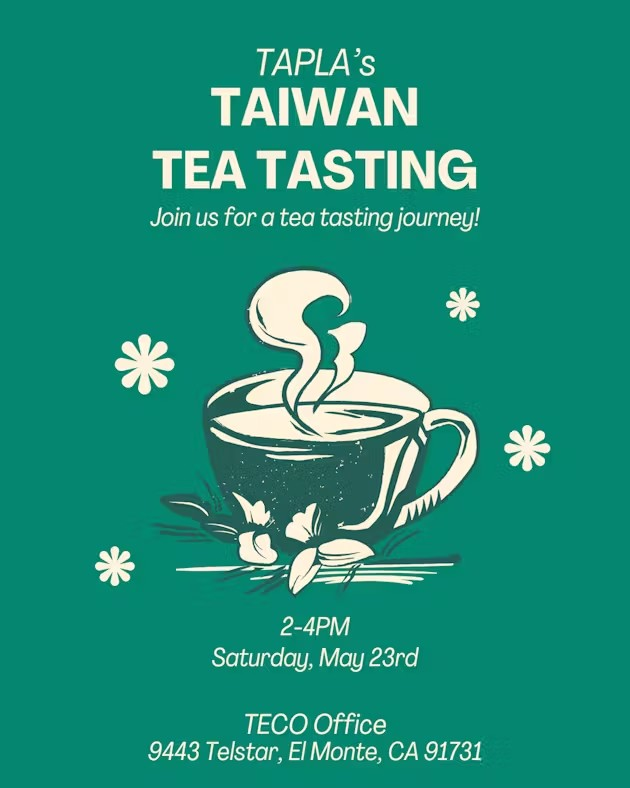 TAIWAN TEA TASTING, LA