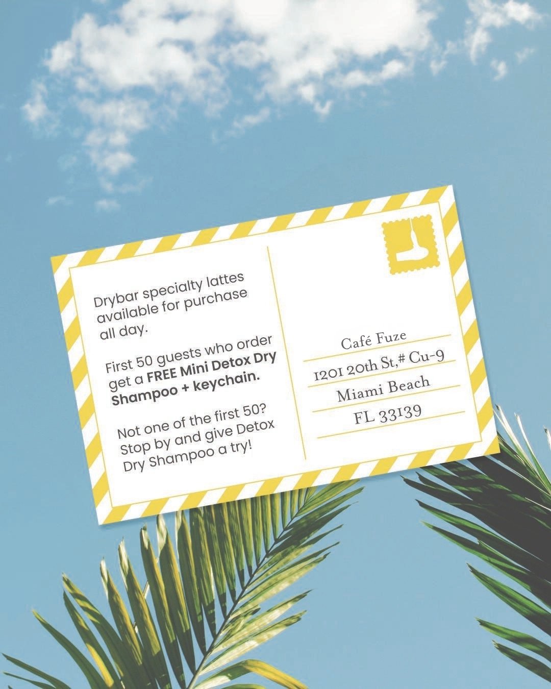 DRYBAR POP-UP AT CAFÉ FUZE, MIAMI