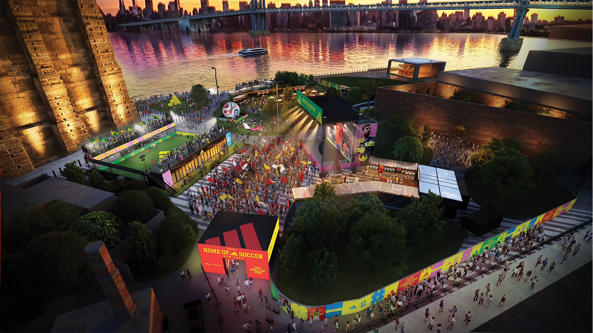 ADIDAS "HOME OF SOCCER" HUB, NYC