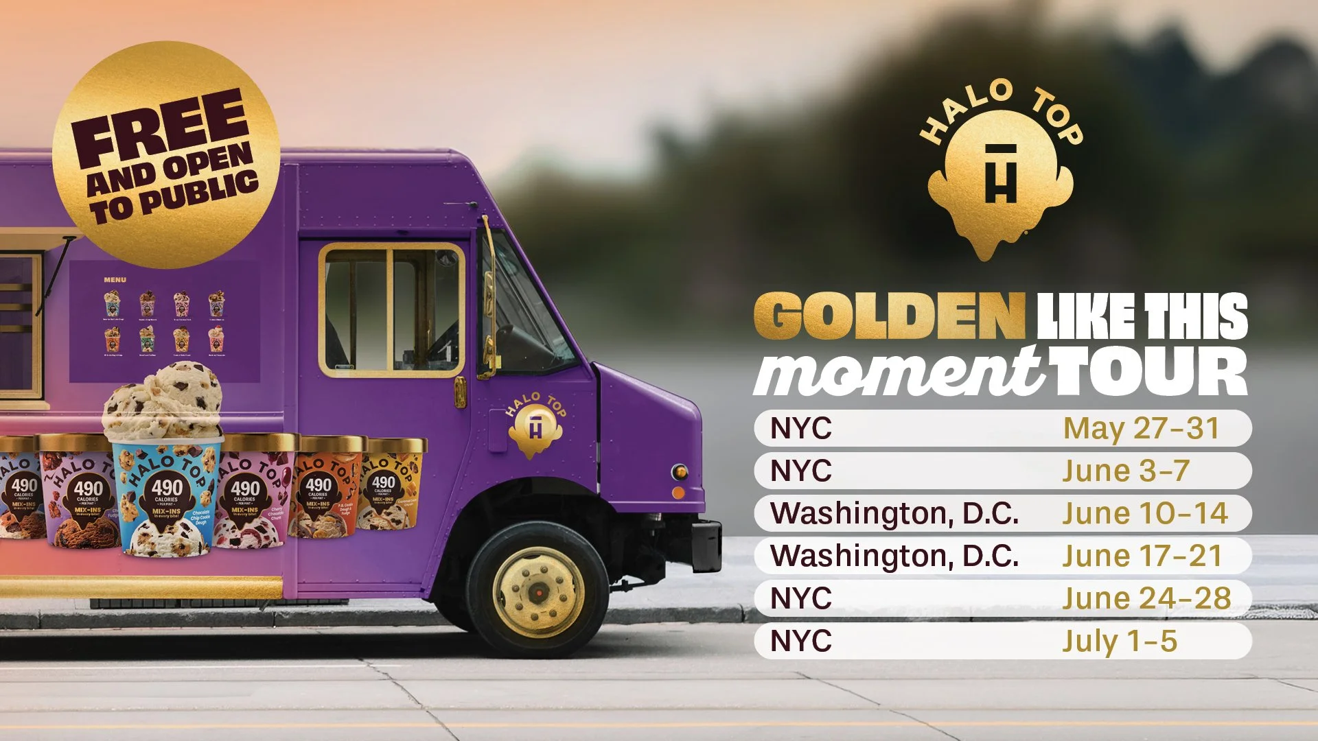 HALO TOP ICE CREAM TRUCK, DC