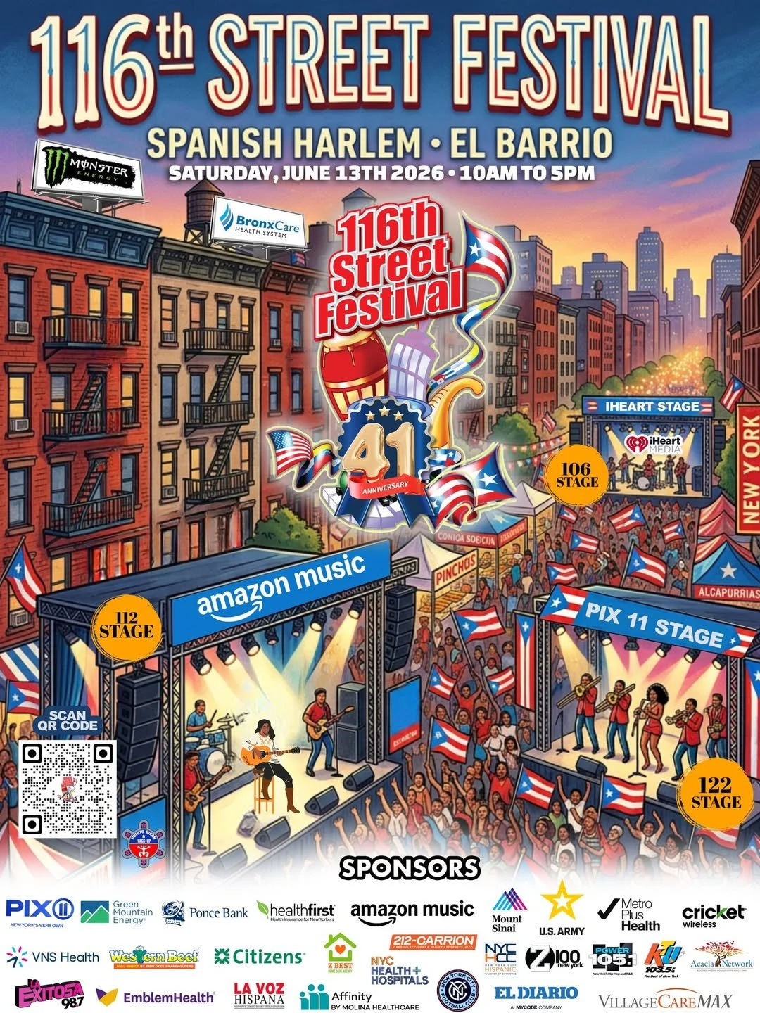  116TH STREET FESTIVAL 2026, NYC