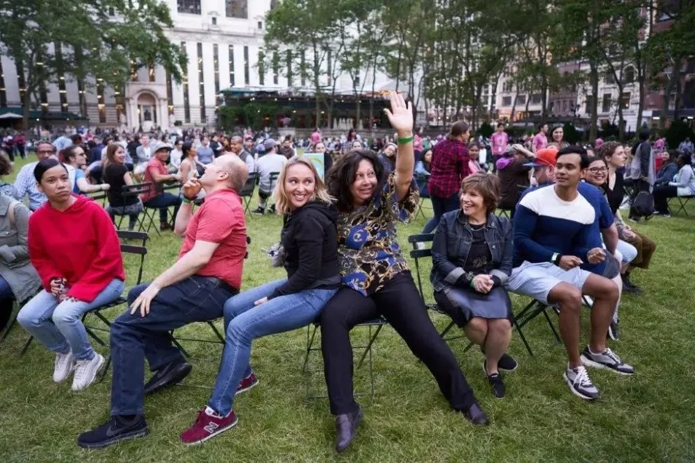 BRYANT PARK MUSICAL CHAIRS, NYC
