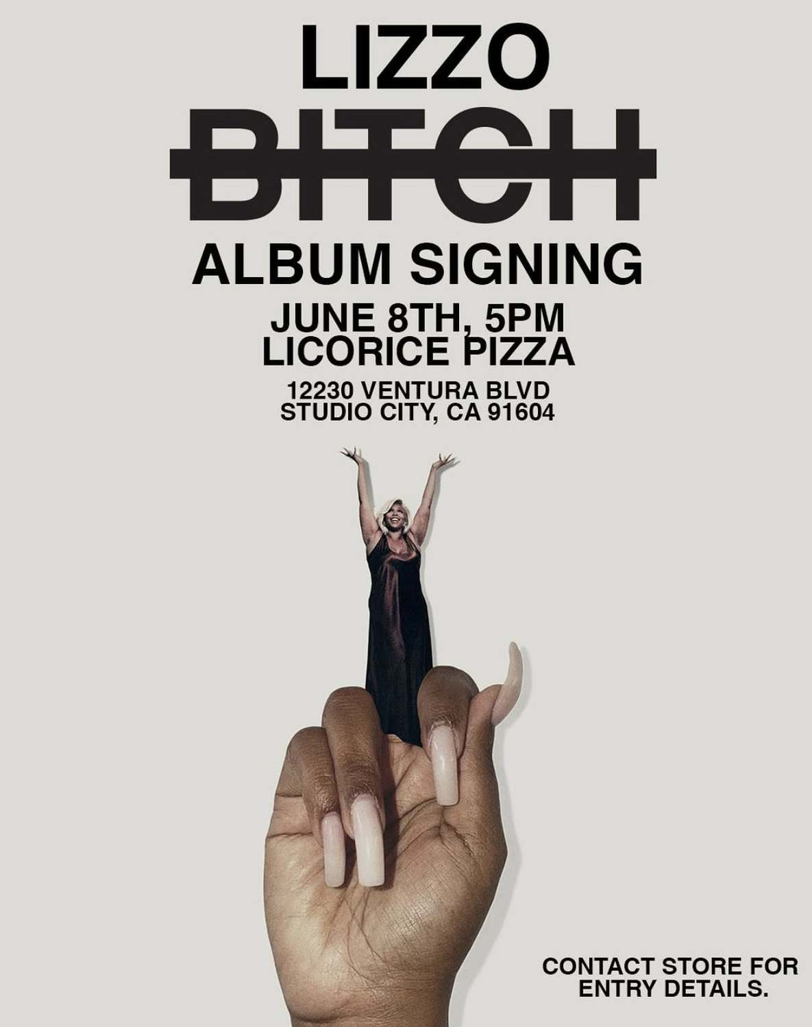 LIZZO BITCH ALBUM SIGNING, LA