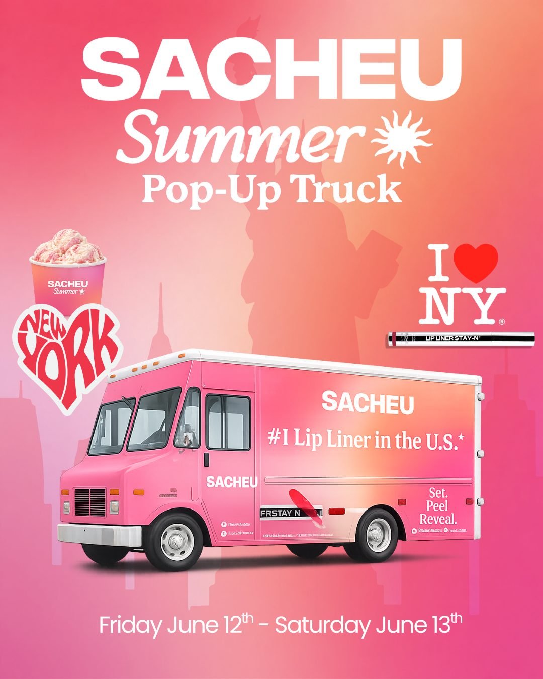 SACHEU SUMMER POP-UP TRUCK, NYC
