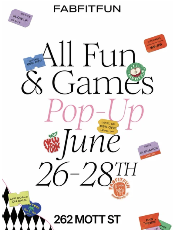 FABFITFUN SUMMER IN THE CITY RETAIL POP-UP, NYC