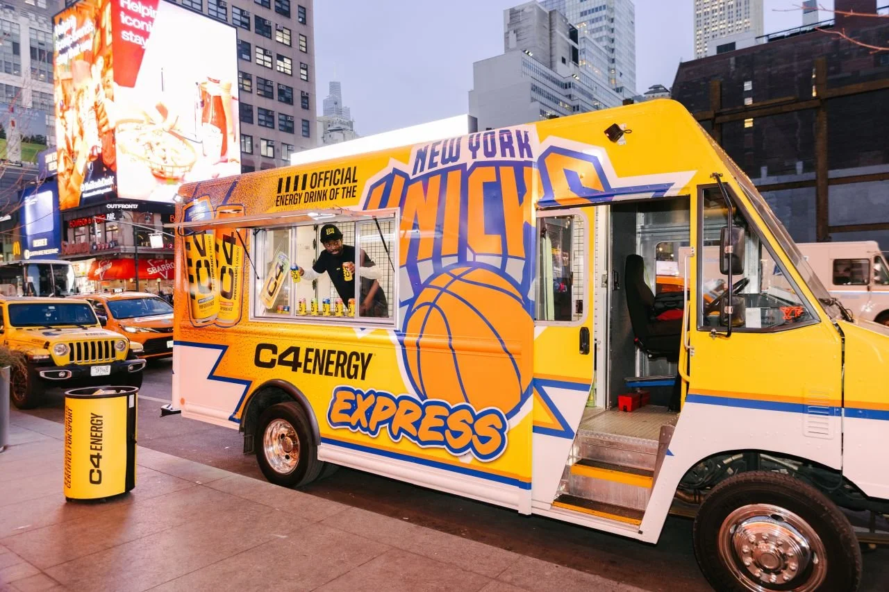 C4 ENERGY KNICKS EXPRESS TRUCK, NYC