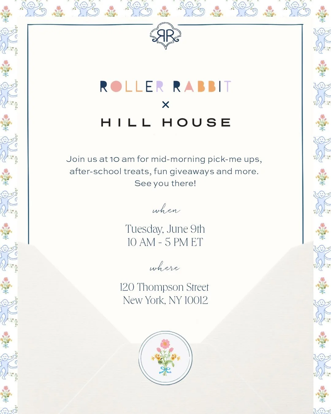 ROLLER RABBIT X HILL HOUSE LAUNCH, NYC