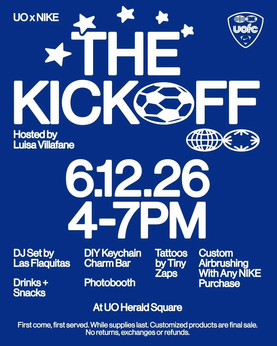 'THE KICKOFF' WITH NIKE AT URBAN OUTFITTERS, NYC