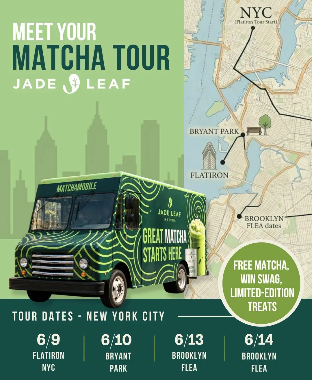 JADE LEAF MATCHA - MEET YOUR MATCHA TOUR, NYC