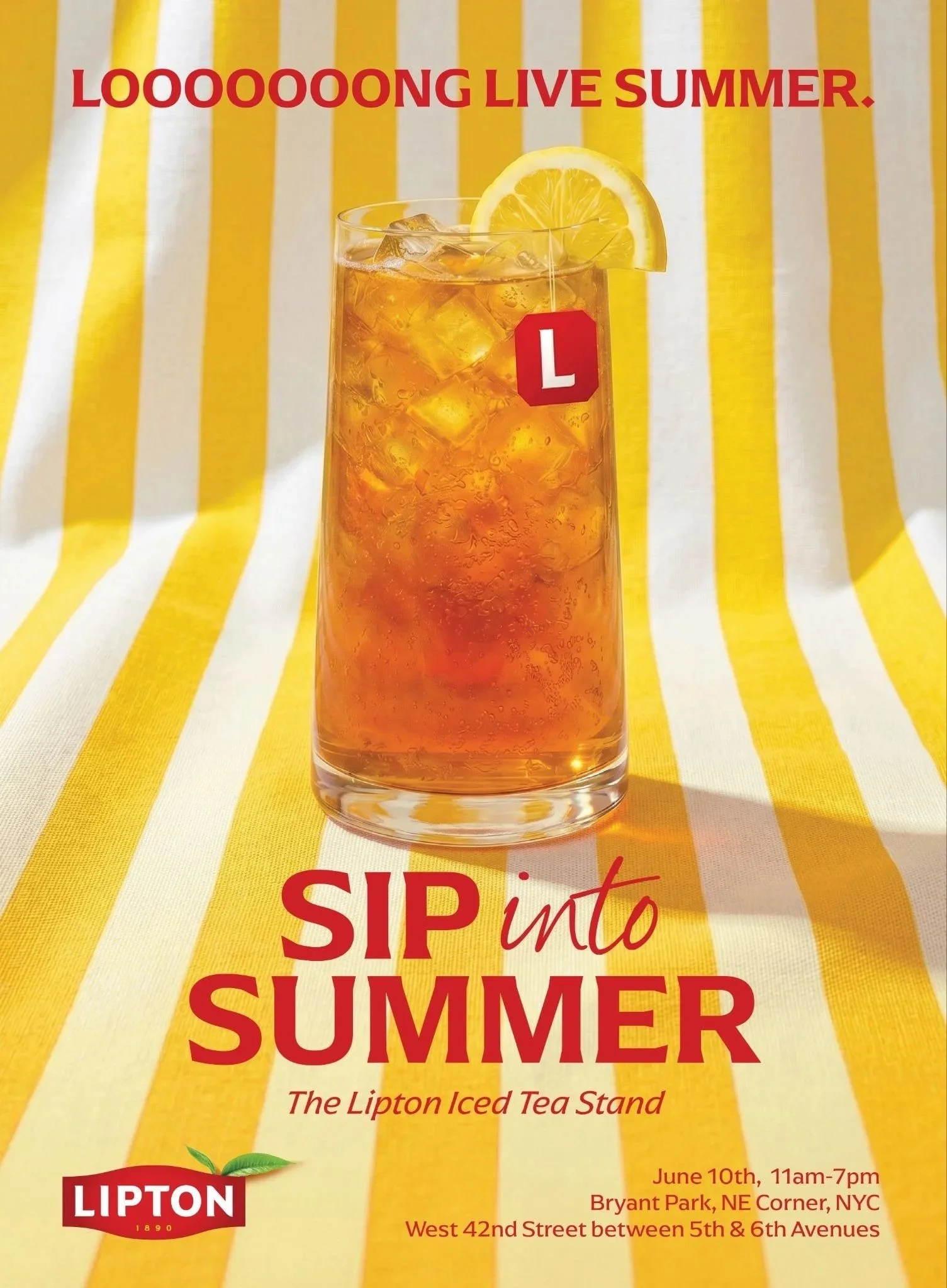 NATIONAL ICED TEA DAY WITH LIPTON, NYC