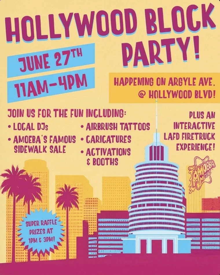 HOLLYWOOD BLOCK PARTY, LA